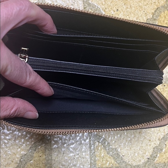 Like new Rebecca Minkoff Brown and Black Dot leather Wallet - Picture 7 of 16